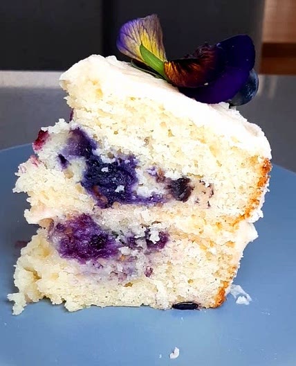 Easy Lemon Blueberry Cake