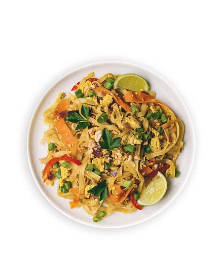 plant-packed pad thai
