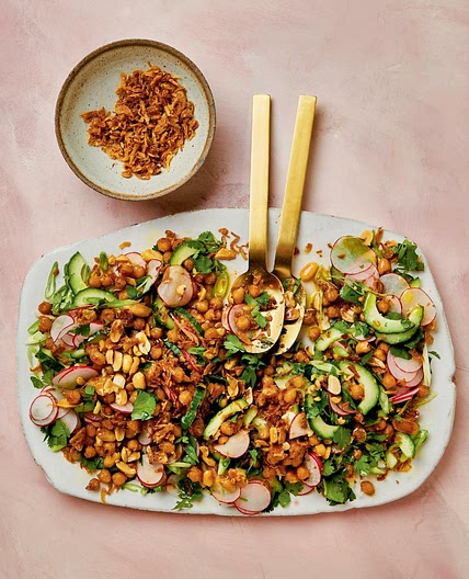 Miso and Peanut Butter Chickpeas