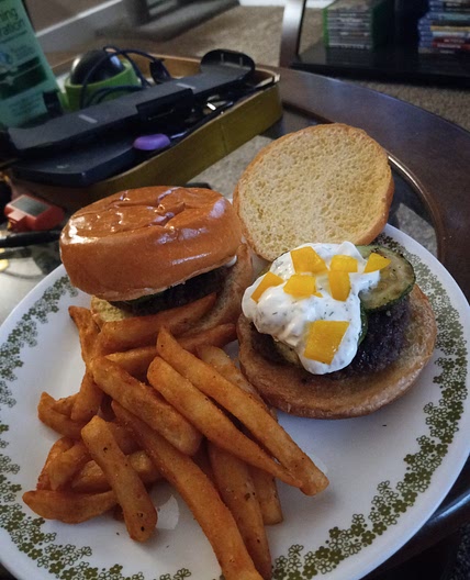Itsy Bitsy Teeny Weenie Yellow Polka-dot Zucchini Burger