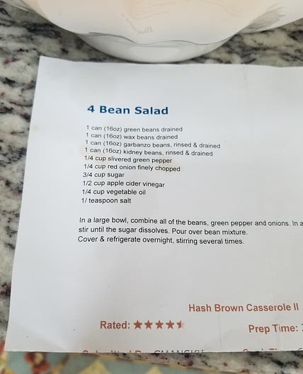Peggy Five Bean Salad
