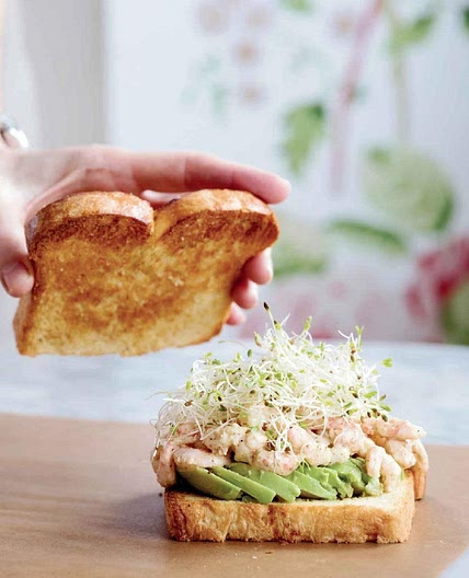 Shrimp and Avocado Sandwich
