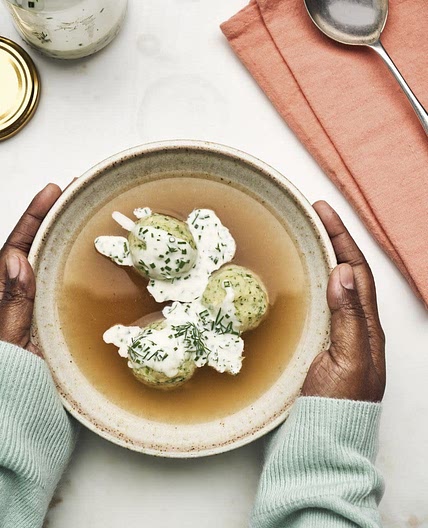 fish mousse dumpling soup