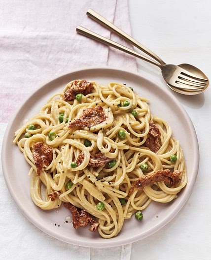 no-waste creamy carbonara