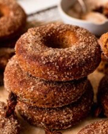 Baked Vegan Cinnamon Donuts (Gluten Free)