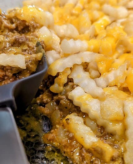 Cheeseburger and Fries Casserole