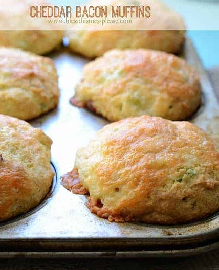 Cheddar Bacon Corn Muffins