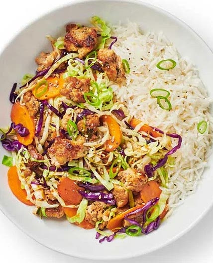 Gingery Turkey & Rice Bowl
