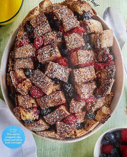 French toast-bessenbrood