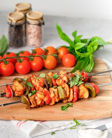 Chicken Kebab with Vege