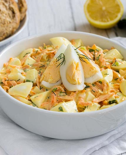Egg Salad with Carrots