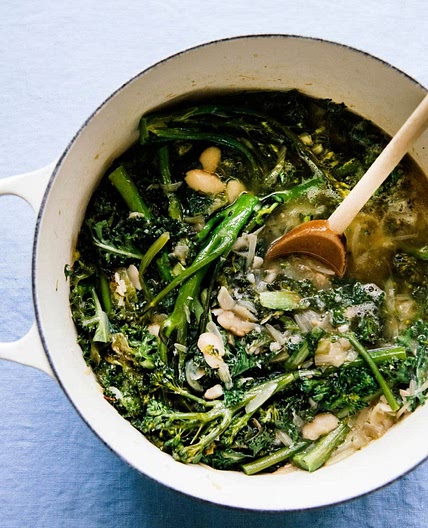 greens + bean pot licker