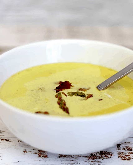 Low Carb Creamy Ginger Asparagus Soup