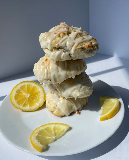 Gluten-Free Lemon Poppyseed Scones — Ollie Om Nom