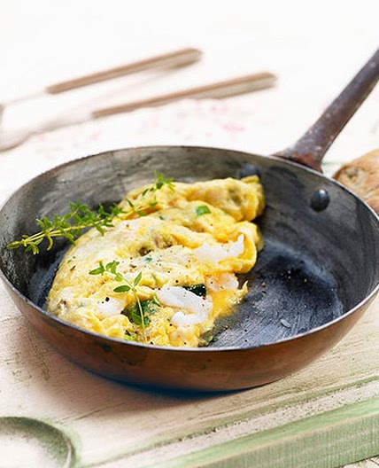 Omelette au fromage