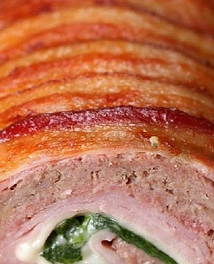 Hackfleischrolle à la Cordon bleu