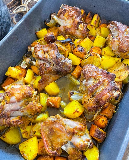 Turkey and Potato Bake Tray