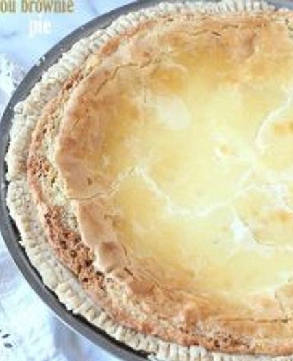 Bayou Brownie Pie
