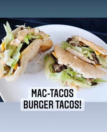 Mac Taco burgers 