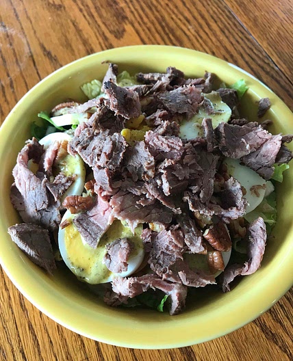 Steak Cobb salad with Cilantro Vinaigrette