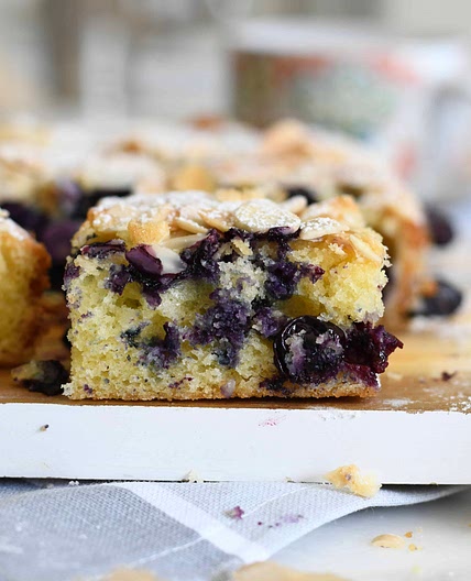 Easy-to-Make, Soft and Yummy Blueberry-Almond Cake