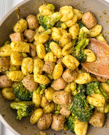 Sausage Pesto Gnocchi