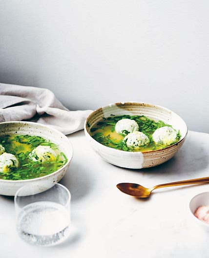 Dill-Infused Fish, Leek & Spinach Soup