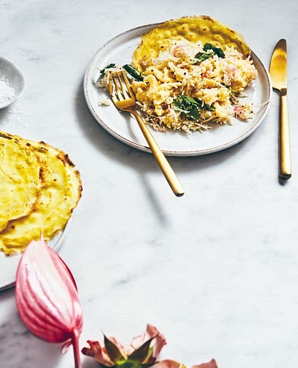 Sri Lankan Scrambled Eggs with Coconut Sambol