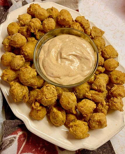 Bloomin Onion Balls (Vegan, GF)
