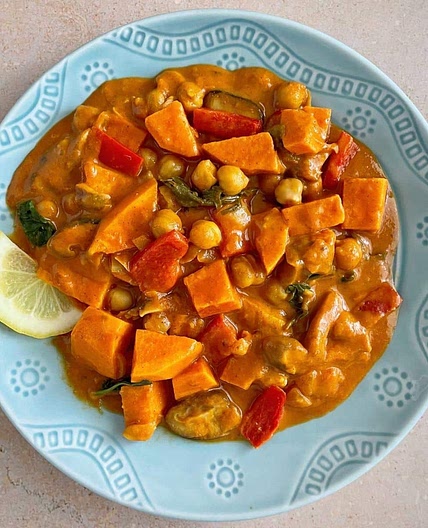 Sweet Potato and Mushroom Curry