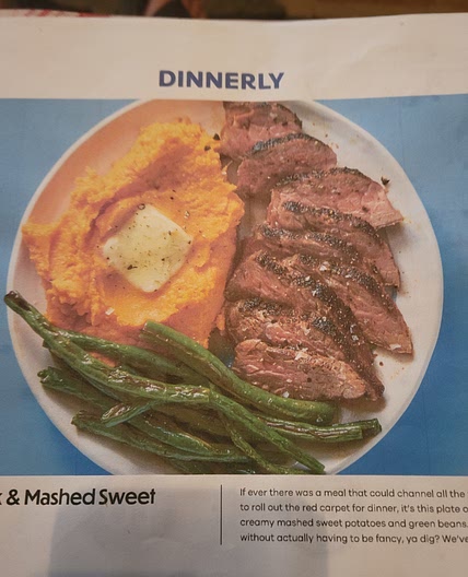 BBQ Spiced Steak and Mashed Sweet Potatoes