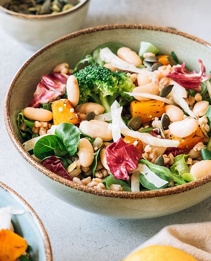 Prebiotic Salad With Lemon Vinaigrette