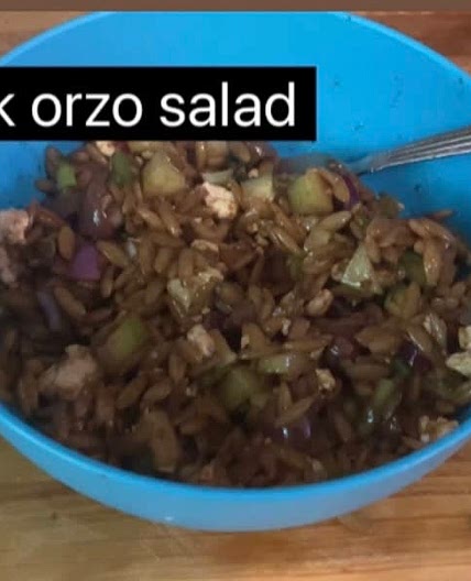 Greek orzo salad 