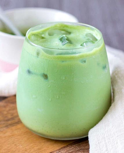 Iced Coconut Matcha Latte