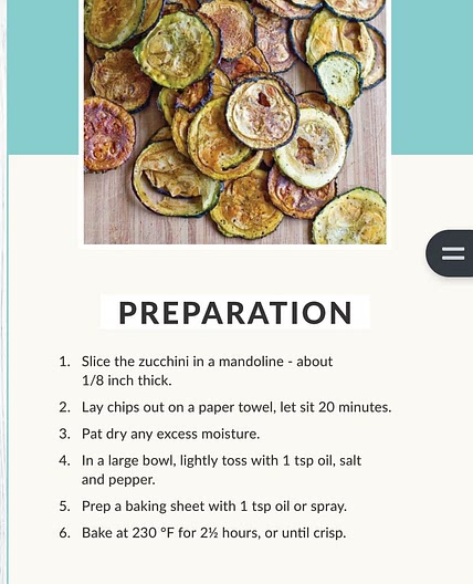 Spring - Zucchini Chips