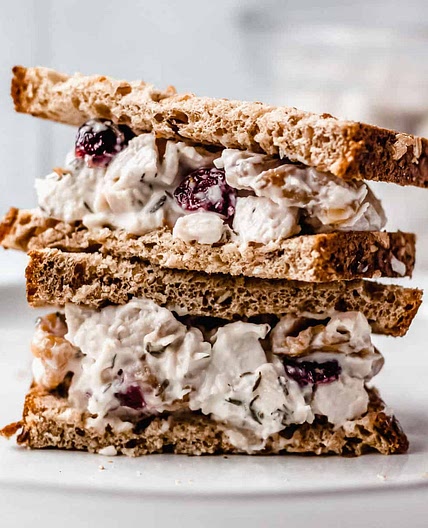 Cranberry Walnut Chicken Salad