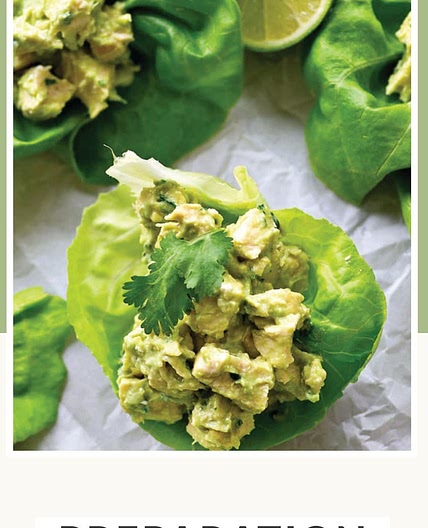 Avacado Chicken salad wraps