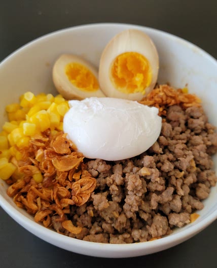 Miso Butter Mazemen (brothless ramen)