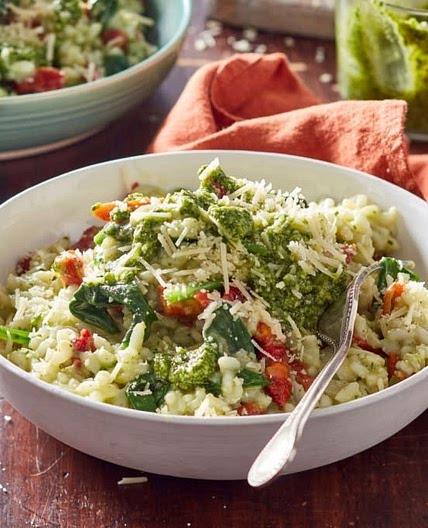 Parmesan Pesto Risotto