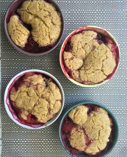 Rhubarb and Apple Crumble
