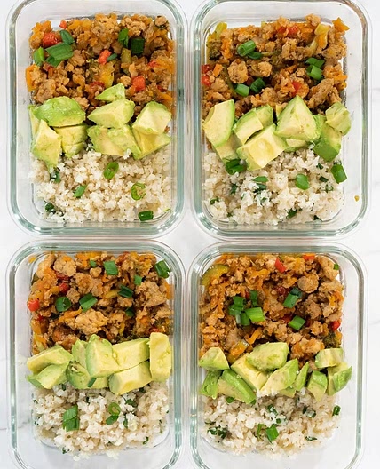 Teriyaki Ground Turkey and Cauli-Rice Bowl