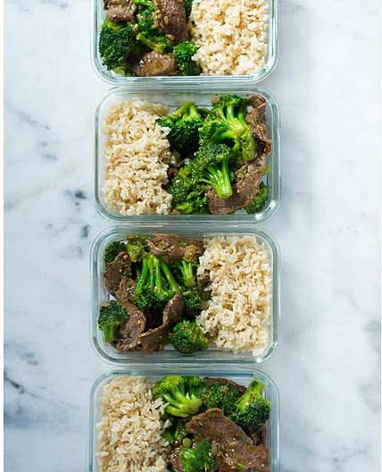 Beef with Broccoli and Brown Rice