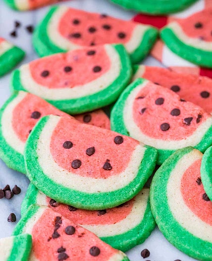Watermelon Sugar Cookies