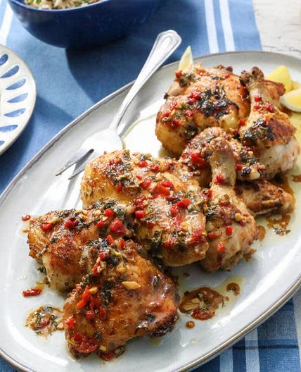 Lemon and Garlic Baked Chicken