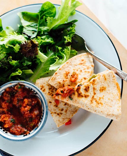 10 minute quesadillas