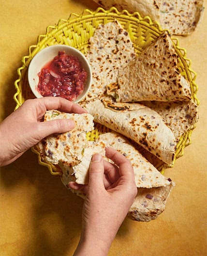 coconut & green chilli flatbreads