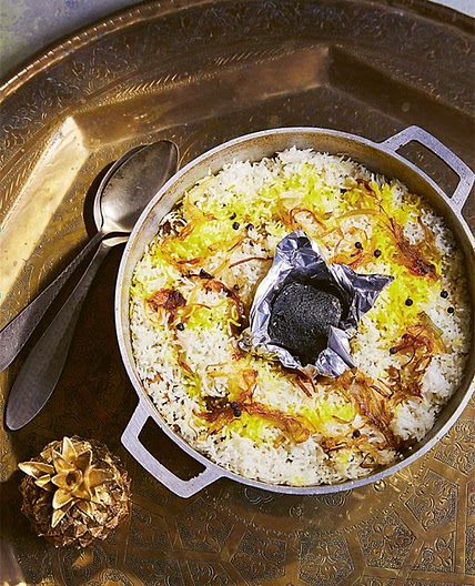 Yellow coconut rice