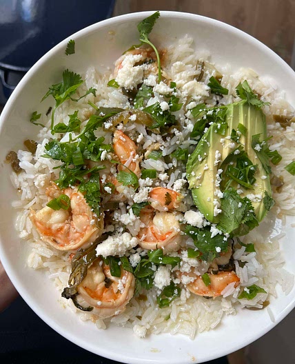 Jalapeño Honey Lime Shrimp Bowl 