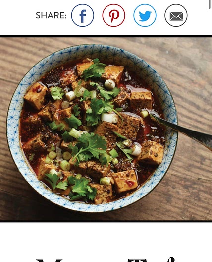Mapo Tofu 