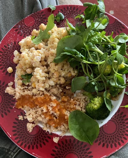 Chickpea and Quinoa Ricotta Bowl